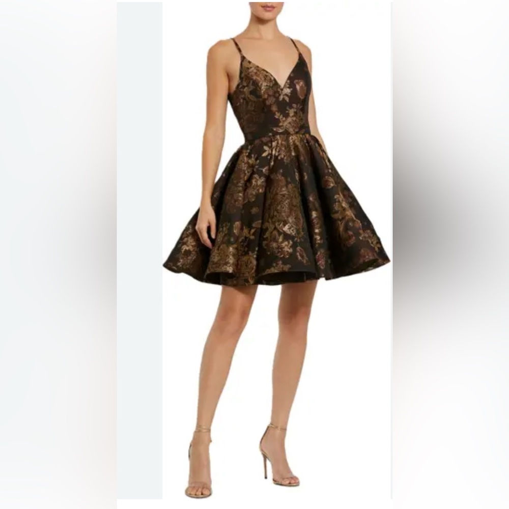 NWT Ieena BY Mac Duggal FloralSweet Heart Fit and Flare Dress size 4